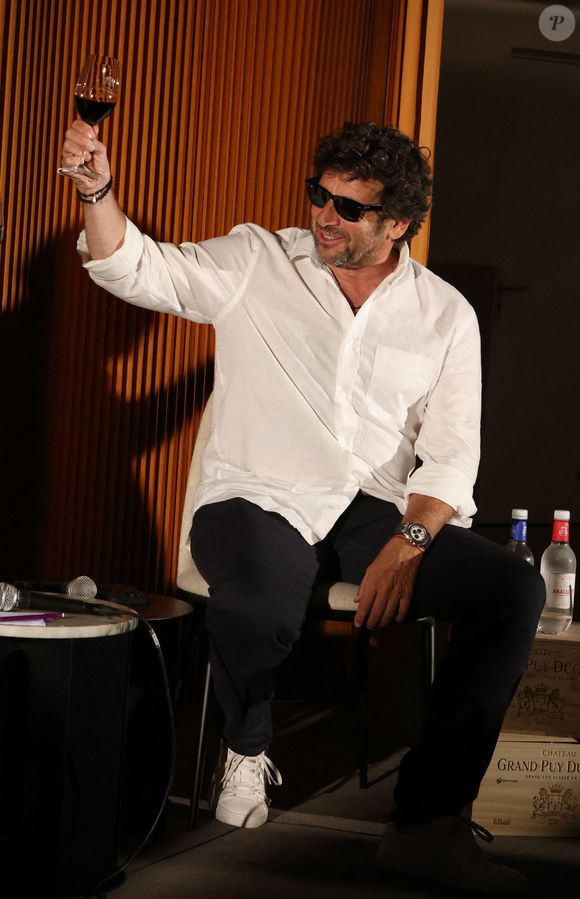 Patrick Bruel - Festival International du Film de Pauillac "Les Vendanges du 7eme Art "au Château d'Armailhac à Pauillac le 9 juillet 2025. © Jean-Marc Lhomer/Bestimage