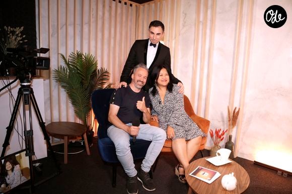 Exclusif - Jordan de Luxe ,  Olivier et Soukdavone   Gayat
  ( Famille Gayat , Familles nombreuses la vie en XXL sur 
    TF1 ) - Jordan de Luxe et ses invités lors de l'enregistrement de l'émission "Chez Jordan" à Paris, le 20 mai 2022. 
© Cédric Perrin / Bestimage 

No web, no Blog - Belgique et Suisse