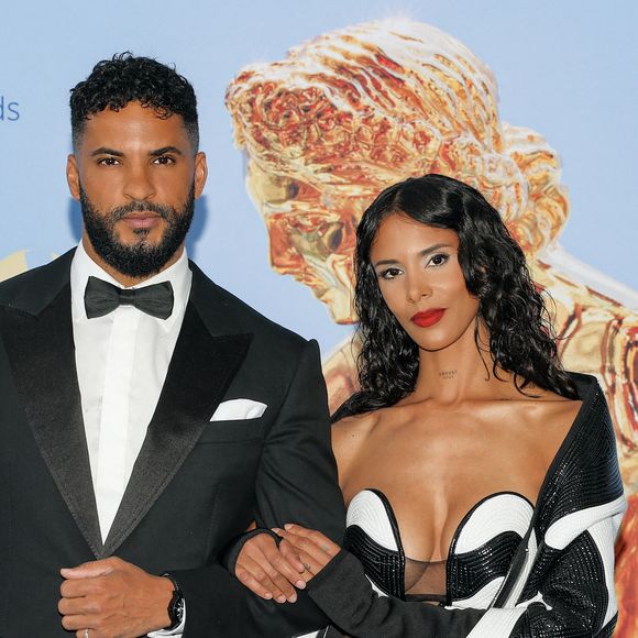 Ricky Whittle et Shy'm lors de la cérémonie de clôture de la 64ème édition du Festival de télévision de Monte-Carlo au Grimaldi Forum à Monaco, le 17 juin 2025. © Claudia Albuquerque/Bestimage