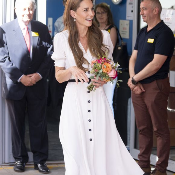 Catherine (Kate) Middleton, princesse de Galles, visite l'hôpital pour enfants Evelina London, dont elle est la marraine, à Londres, Royaume Uni, le 6 juillet 2026. © GoffPhotos/Bestimage