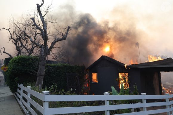 Illustrations des incendies qui ravagent le quartier de Pacific Palisades à Los Angeles, le 8 janvier 2025.
© Fernando Allende/Broadimage/Bestimage