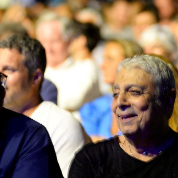 Exclusif - Enrico Macias - Les célébrités sont venues applaudir M.Polnareff lors de son concert à la citadelle de Saint-Tropez, le 13 août 2024. 
© Brun Jacob / Nice Matin / Bestimage