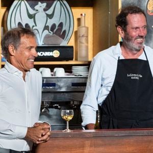 Exclusif - Paul Belmondo, Christian Vadim - La pièce "Papasss" au théâtre de Verdure lors du 41ème Festival de Ramatuelle le 11 août 2025
© Cyril Bruneau / Bestimage