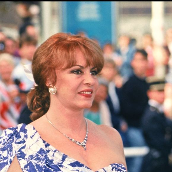Michèle Mercier au Festival de Cannes en 1991. Photo par Bestimage