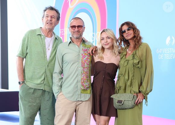 Jean-Luc Reichmann, Alexandre Brasseur, Alice Varela et Ingrid Chauvin - Photocall de "Demain nous appartient" (DNA) lors du 64ème Festival de Télévision de Monte Carlo au Grimaldi Forum de Monaco le 14 juin 2025.
© Denis Guignebourg / Bestimage