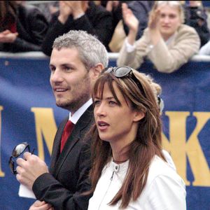 L'actrice française Sophie Marceau et son compagnon Jim Lemley assistent au Festival international du film de Moscou (MIFF), le 20 juin 2003. © ABACA. 46993-4