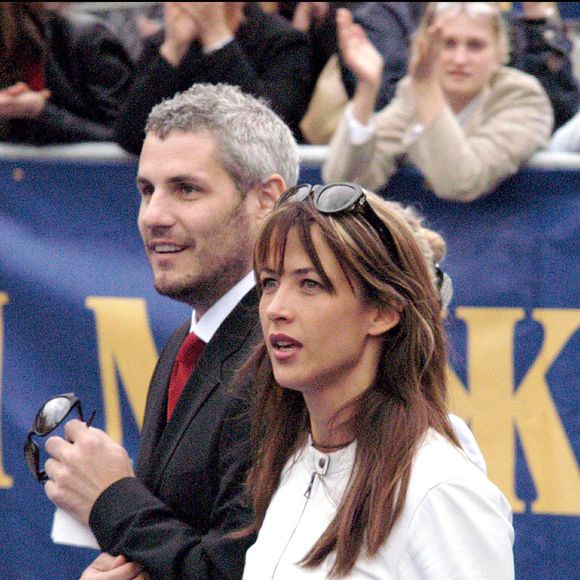 L'actrice française Sophie Marceau et son compagnon Jim Lemley assistent au Festival international du film de Moscou (MIFF), le 20 juin 2003. © ABACA. 46993-4