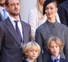 Une heureuse nouvelle confirmée par le Palais de Monaco !

Andrea Casiraghi, Beatrice Borromeo, Francesco Casiraghi, Stefano Casiraghi dans la cour du palais princier le jour de la fête nationale de Monaco. © Jean-Charles Vinaj / Pool Monaco / Bestimage