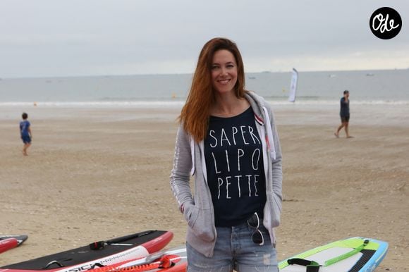 Sandra Lou - Course de Stand-Up Paddle lors de la Summer Cup 2016 à La Baule le 9 juillet 2016. La Summer Cup 2016, 6ème édition, est l'un des plus grands rassemblement de stand-Up Paddle d'Europe. © Laetitia Notarianni / Bestimage