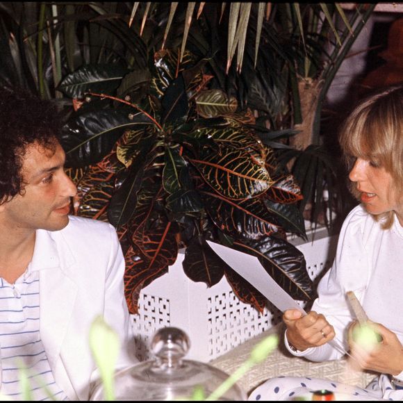 Archive - France Gall et Michel Berger à Saint-Tropez dans la villa d'Eddie Barclay