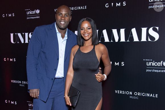 "J’ai tout de suite su ce que je ressentais mais, avant qu’on ne se mette ensemble, il y a eu quatre ans où elle m’a bien fait galérer ! ", confie Teddy Riner...

Teddy Riner et sa femme Luthna Plocus au photocall de la soirée "Unis comme jamais" au profit de l'Unicef, au pavillon Cambon à Paris. Le 8 novembre 2021. © Pierre Perusseau / Bestimage