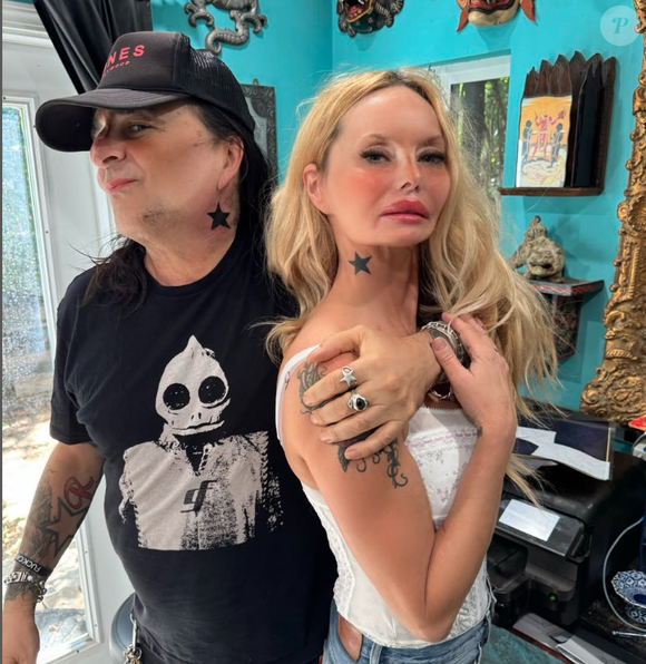 Kimberly Burch sur Instagram, avec Taime Downe.