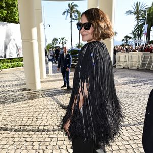 Halle Berry arrive à l'hôtel "Marriott" lors du 78ème Festival International du Film de Cannes, le 12 mai 2025.