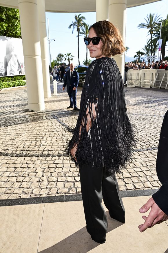 Halle Berry arrive à l'hôtel "Marriott" lors du 78ème Festival International du Film de Cannes, le 12 mai 2025.