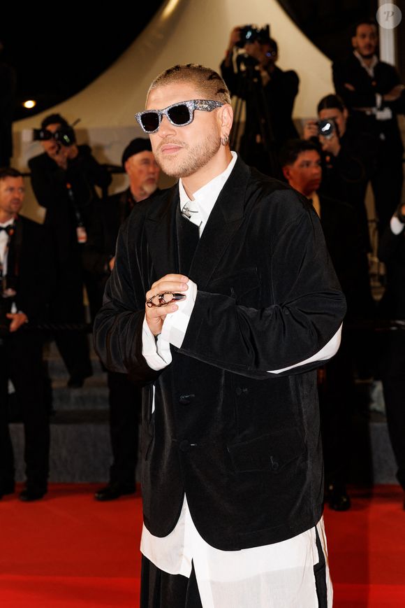 Mosimann - Montée des marches du film " Sanguine " lors du 79ème Festival International du Film de Cannes, le 14 mai 2026. © Jacovides-Moreau / Bestimage