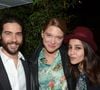 La distance liée à leurs carrières met leur couple à l’épreuve, mais la confiance reste intacte.

Tahar Rahim, Lea Seydoux et Leila Bekhti lors de la soirée cinéma 'Grand Central' à La Plage Magnum dans le cadre du 66ème Festival de Cannes à Cannes, France le 18 mai 2013. Photo par Rachid Bellak/ABACAPRESS.COM