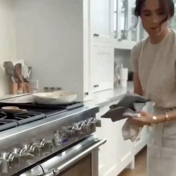 Meghan Markle dévoile les coulisses de sa série sur Netflix, le 27 février 2025
© JLPPA/ Bestimage
