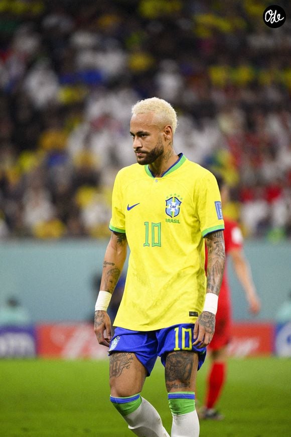 Neymar - Match "Brésil - Corée (4-1)" lors de la Coupe du Monde 2022 au Qatar, le 5 décembre 2022. JB Autissier / Panoramic / Bestimage