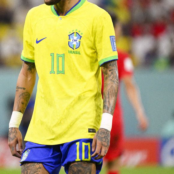 Neymar - Match "Brésil - Corée (4-1)" lors de la Coupe du Monde 2022 au Qatar, le 5 décembre 2022. JB Autissier / Panoramic / Bestimage