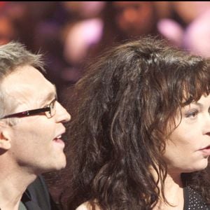 Isabelle Mergault et Laurent Ruquier - émission spéciale people "Qui veut gagner des millions ?".
DANIEL ANGELI / BESTIMAGE