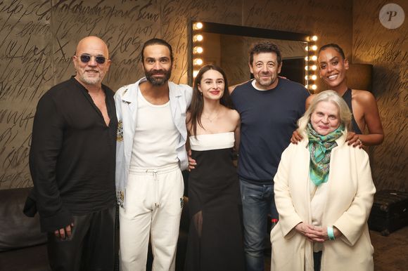 Exclusif - Ycare, Pascal Obispo, Isabelle Nanty, Esther Abrami, Patrick Bruel, Amel Bent en backstage du second concert d'Ycare à l'Olympia, à Paris, France, le 7 mars 2026. © Jack Tribeca/Bestimage