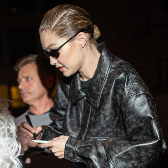 Gigi Hadid arrive à l'hôtel "Royal Monceau" lors de la Fashion Week de Paris (PFW), le 6 mars 2025
© Yehiel Chekroune / Bestimage