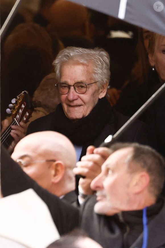 Bernard d'Ormale (mari de Brigitte Bardot) - Sorties des obsèques de Brigitte Bardot en l'église Paroissiale Notre-Dame-de-l'Assomption de Saint-Tropez, France, le 7 janvier 2026.  © Jacovides-Moreau/Bestimage