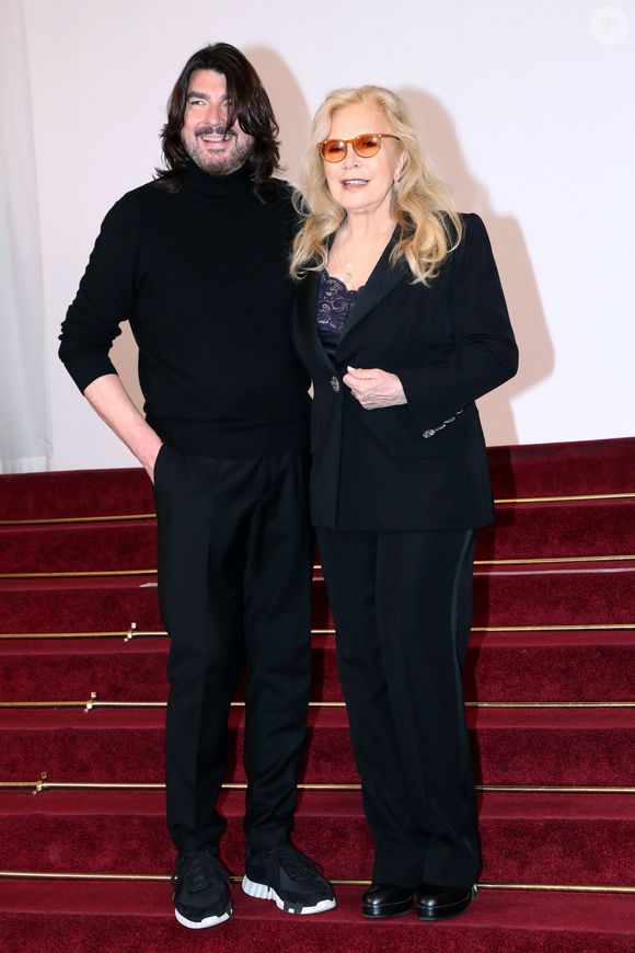 Stéphane Rolland et Sylvie Vartan - Célébrités au Défilé de Mode Stéphane Rolland, Collection Haute Couture Printemps / Été 2025, dans le cadre de la Fashion Week de Paris, France, le 27 Janvier 2025. 

© Bertrand Rindoff / Bestimage