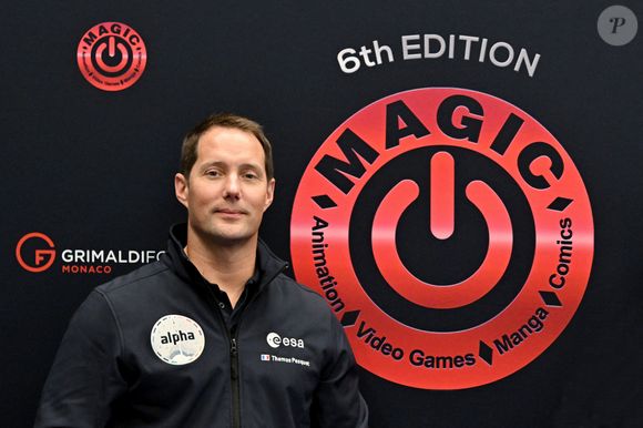 Thomas Pesquet durant la 6ème édition du MAGIC (Monaco Anime Game International Conferences) au Grimaldi Forum à Monaco, le 25 février 2023. Ce salon dédié à la Pop Culture est un événement organisé chaque année par la société monégasque de production d'animation et de jeux vidéo Shibuya Productions. © Bruno Bebert / Bestimage