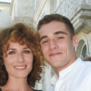 Elsa Lunghini et son fils Luigi Kröner lors du premier jour de la 11ème édition du festival du Film Francophone d'Angoulême, France, le 21 août 2018. © Coadic Guirec/Bestimage