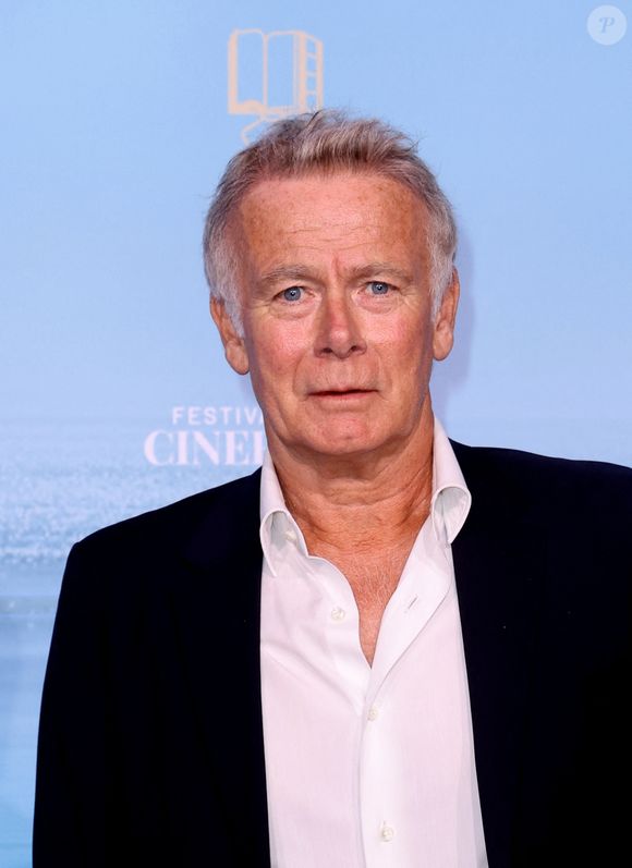 Franck Dubosc - Tapis rouge de la soirée de clôture de la 7ème édition du festival Cineroman à Nice le 4 octobre 2025. © Bebert-Jacovides/Bestimage