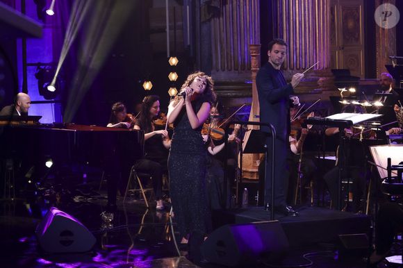 Exclusif - Barbara Pravi lors de l'enregistrement de l'émission "Le Grand Echiquier - Spéciale Serge Gainsbourg" présentée par C.Chazal et A.Manoukian et diffusée le 7 avril 2026 sur France 2, à Paris, France, le 17 septembre 2025. © Jack Tribeca/Bestimage