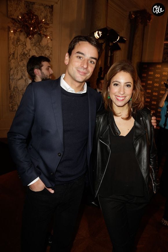 Lea Salame et Julian Bugier lors de la cérémonie des GQ Men of the Year 2015, qui s'est tenue à l'hôtel Shangri-La à Paris, en France, le 20 janvier 2016. Photo de Jérôme Domine/ABACAPRESS.COM