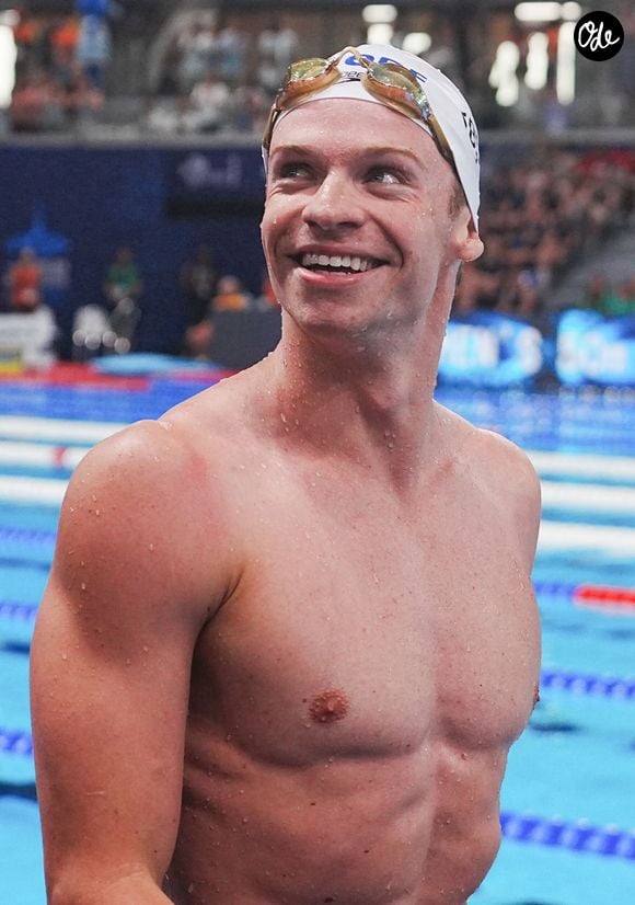Marchand Leon of France During Finale 4000 M Freestyle Men at the European Swimming Championships at the Greater Paris Metropolis Olympic Aquatics Centre in Paris (France) on August 16 2026.© Laurent Lairys / PsnewZ / Bestimage