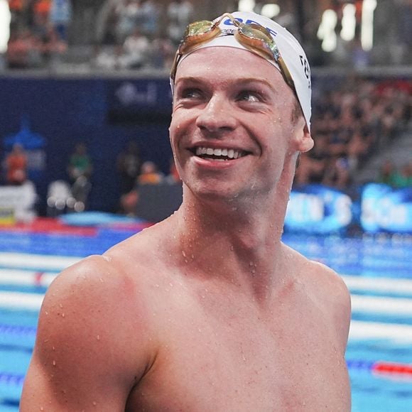 Marchand Leon of France During Finale 4000 M Freestyle Men at the European Swimming Championships at the Greater Paris Metropolis Olympic Aquatics Centre in Paris (France) on August 16 2026.© Laurent Lairys / PsnewZ / Bestimage