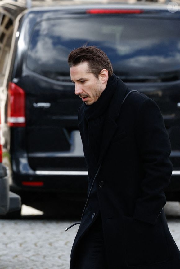 Jeremy Ferrari - Obsèques d'Isabelle Mergault à la Coupole du Père-Lachaise à Paris le 30 mars 2026. © Cyril Moreau - Dominique Jacovides / Bestimage