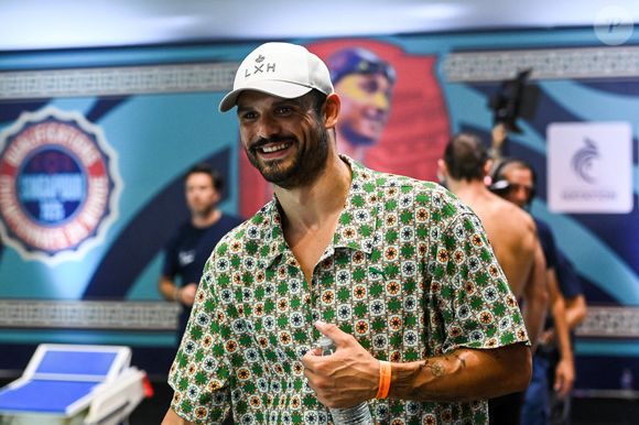 Ils ont été aperçus aux Championnats de France de natation à Montpellier.

Florent Manaudou durant les championnats français de natation 2025.