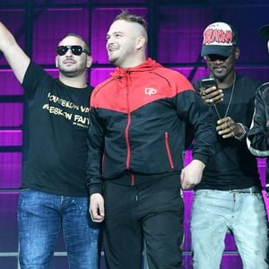 Jul, Black M et Bigflo en concert au stade Orange Velodrome à Marseille le 11 octobre 2019 dans le cadre de la tournée de Soprano, Phoenix Tour. © Bruno Bebert / Bestimage