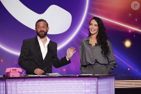 Exclusif - Cyril Hanouna, Nabilla Vergara, sur le plateau de l’émission « TPMP » La dernière sur C8,  présentée par C.Hanouna et diffusée en direct sur C8, Paris, France, le 27 fevrier 2025. © Jack Tribeca / Bestimage