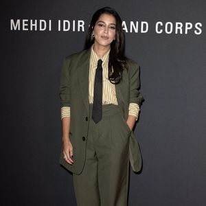 Leila Bekhti assiste à la première de Monsieur Aznavour au Grand Rex le 22 octobre 2024 à Paris, France. Photo par David NIVIERE/ABACAPRESS.COM