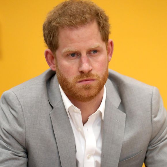 Pour beaucoup, il s'agit d'un rameau d'olivier (symbole de paix) tendu par Harry au couple 

Le prince Harry, duc de Sussex, lors de l'ouverture officielle de "Future", une nouvelle zone pour les jeune à Barking and Dagenham. Le 11 avril 2019 EXPRESS SYNDICATION / BESTIMAGE