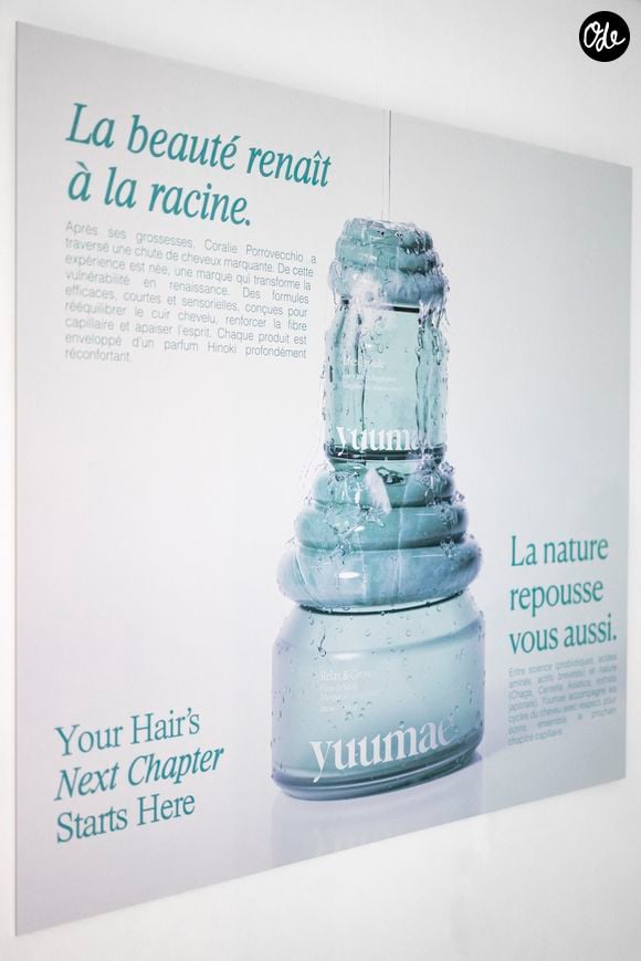 Exclusif - Atmosphère lors du lancement de la gamme de soins cheveux "Yuumae" de Coralie Porrovecchio, à Paris, le 6 décembre 2025. 

© Pierre Perusseau/Bestimage