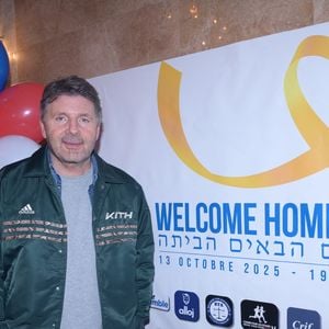 Exclusif - Philippe Lellouche - Soirée "Welcome Home" organisée par F. Tapiro afin de fêter le retour des otages israeliens aux Salons Hoche à Paris le 15 octobre 2025. © Rachid Bellak/Bestimage