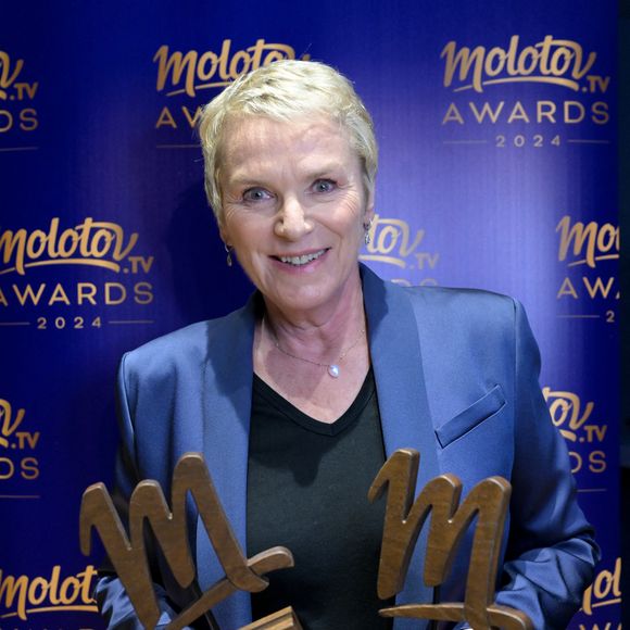 Exclusif - Elise Lucet , magazine de société préféré pour "Envoyé spécial" et émission d'investigation préférée pour "Cash investigation" lors de la soirée de remise de prix Molotov TV Awards 2024, première édition, pour récompenser les programmes télés préférés.
Avec plus de 1,5 millions de votes comptabilisés pour cette édition, les Molotov TV Awards 2024 ont mis en lumière les émissions, les programmes et personnalités TV les plus marquants de la saison TV de septembre 2023 à juin 2024.
Lors de cette première édition, sous la présidence de M.Denisot, les participants ont pu voter pour 18 catégories du jeudi 5 septembre au jeudi 26 septembre 2024

Paris, le 1er octobre 2024.

© Rachid Bellak / Bestimage