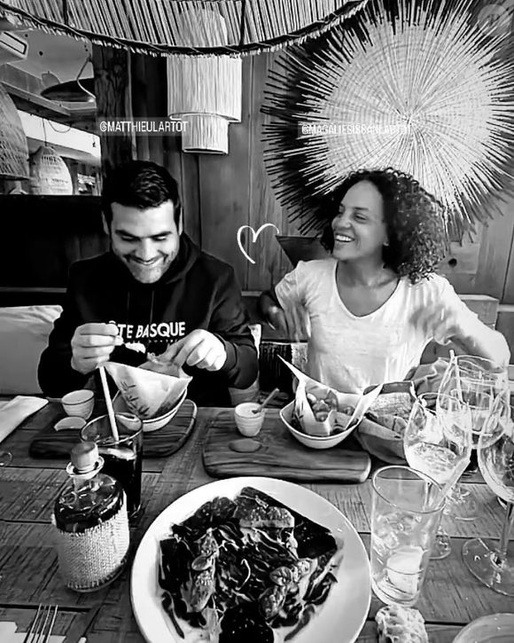 Matthieu Lartot et sa femme Magalie @Instagram