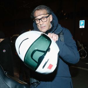 Exclusif - Julien Courbet - Arrivées pour la dernière émission de TPMP sur C8 à Canal Factory à Boulogne-Billancourt, le 27 février 2025. © Christophe Clovis / Bestimage