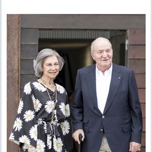 Le roi Juan Carlos, la reine Sofia - Carte de voeux officielle de la couronne d'Espagne pour Noël 2019 et le nouvel an 2020 le 16 décembre 2019. (GTRES / BESTIMAGE)