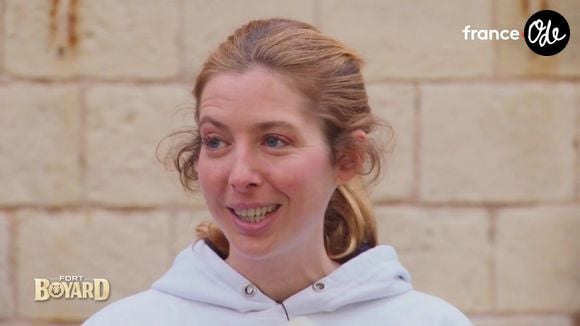 Coline, la candidate anonyme, dans l'épisode 6 de la saison 37 de "Fort Boyard" diffusée le 8 août 2026 sur France 2.

Capture d'écran France 2