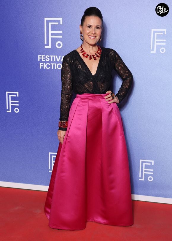 Antonia de Rendinger lors de la cérémonie de clôture de la 28ème édition du Festival de la Fiction TV à la Rochelle le 19 septembre 2026. © Denis Guignebourg / Bestimage