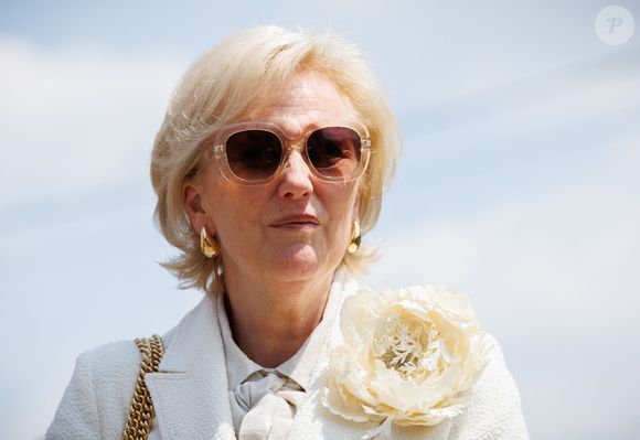 La princesse Astrid de Belgique photographiée lors de l'inauguration d'un système hydroélectrique à turbine tourbillonnaire à Papignies le mardi 17 juin 2025. La première turbine vortex est mise en service, une mini-centrale hydroélectrique respectueuse des poissons produira de l'énergie à partir d'une modeste différence de hauteur dans la rivière Dender - Dendre. Photo by ABACAPRESS.COM